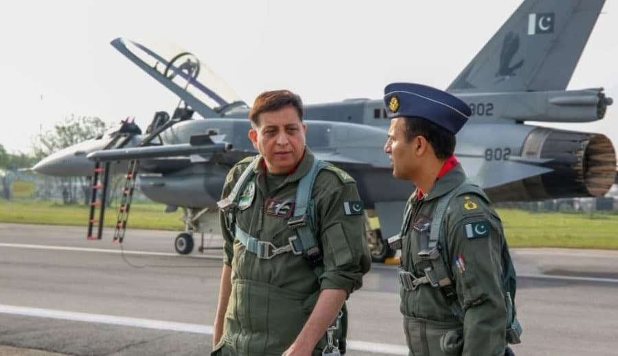 Pakistan Air Force Shaheens walking at Airbase
